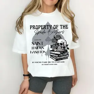 Property Of The Spade Brothers T Shirt, The Lords Book Series Sweatshirt, Carnage Madness Chaotic Hoodie, Dark Romance Tee, Unisex Sweater Pullover Tee
