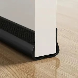 Adjustable Silicone Door Seal Strip, Thickened Weatherstrip, Noise Reduction, Dustproof, Durable, Indoor Outdoor Use, Fashion Design