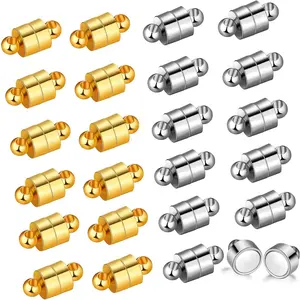 24 Pairs  Necklace Bracelet Clasps  Converter  Extenders Locking Clasps for Bracelet Necklace Making(, )