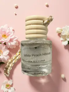 White peach & hibiscus car diffuser
