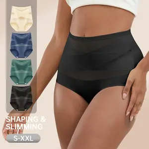 High-Waist Butt-Lifting Tummy-Control Nylon Women's Shaping Pants
