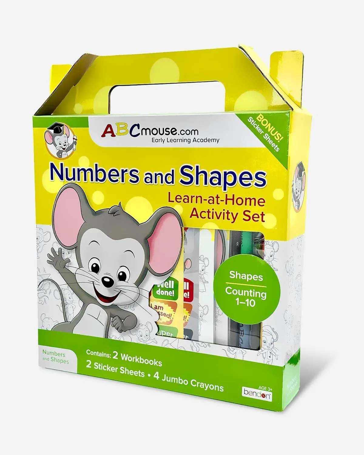 Abcmouse Number Blocks ABCmouse Learning Kit: Numbers and Shapes – 2 Workbooks, Reward ...