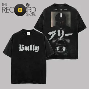 YE - Bully Album Merch 2026 Premium Washed T-Shirt For Ye Fans, Ye Stans Hip-Hop Shirt, Gift For Ye Fan Graphic Tee, Bully Album Fan Merch Shirt