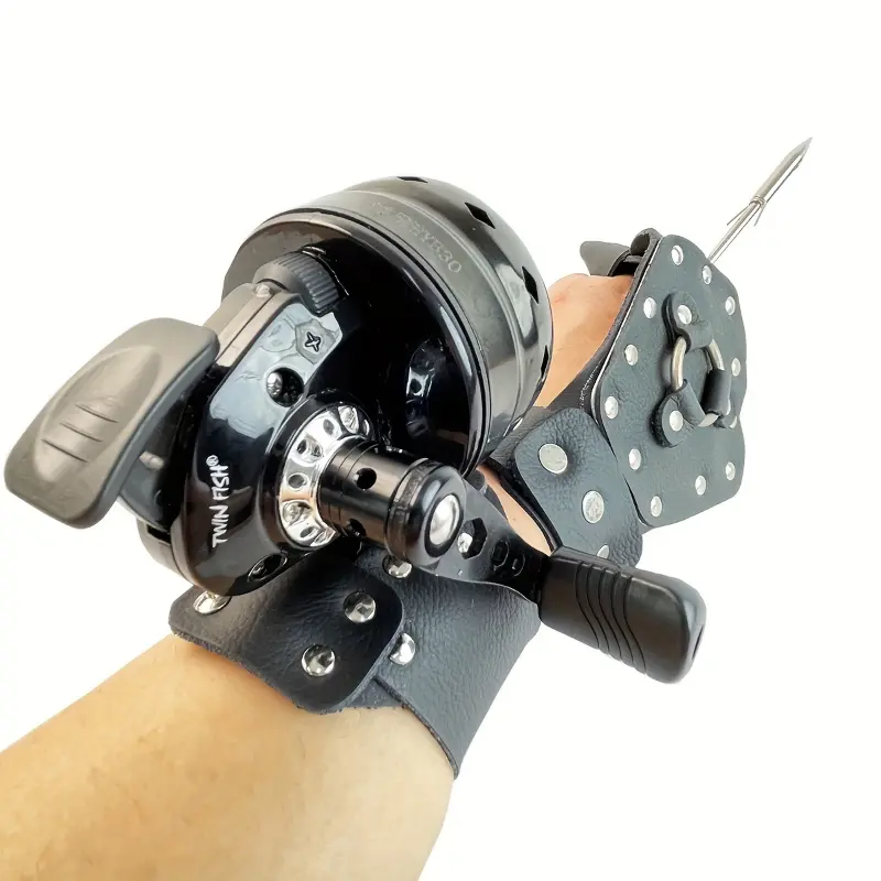 New Double Fish BL30 Bowfishing Reel, Metal Fishing Kit with Imported Roller