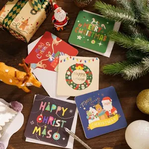 Christmas Tree Pop Up Card with Removable Keepsake Gift Handcrafted 3D Holiday Greeting Card Unique Christmas Gift & Holiday Decoration 6"x6" w/Envelope & Note Tag christmas decorations christmas hauls