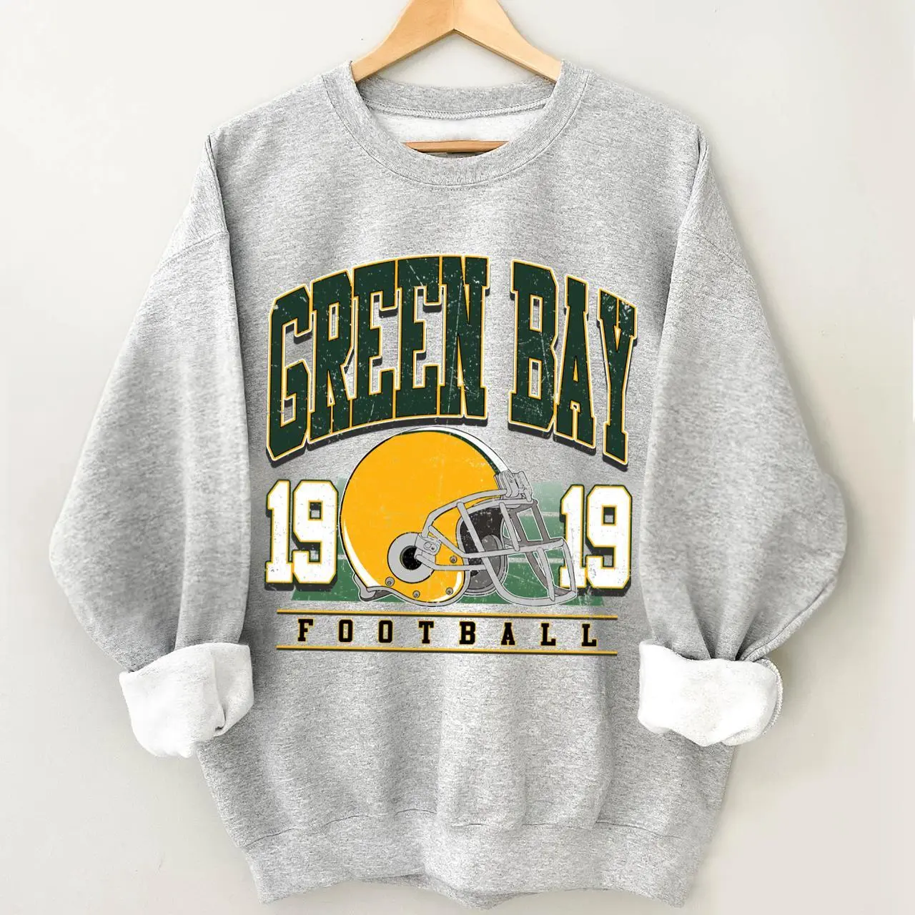 Vintage Green Bay Football Style Sweatshirt, Retro Green Bay Sweatshirt, Unisex Gifts For Football Fan