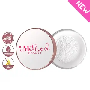 iMethod Skincare Setting Powder – Long-Lasting Matte Finish, Lightweight & Hydrating Loose Powder for All-Day Wear