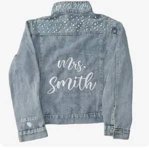 Customized Pearl Jean Jacket
