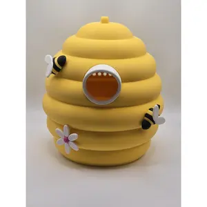 Unique Beehive Birdhouse - Hang or Post Mount - Cute Yard Art