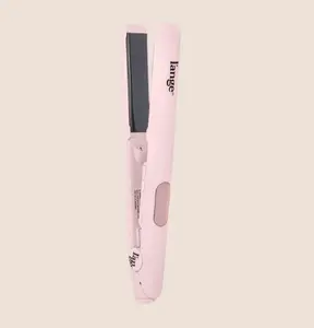 L'ANGE HAIR Le Ceramique Luxe 1-Pass Plug-In Flat Iron - Adjustable Fast-Heating Ceramic Tool for Locking in Moisture & Shine, Ideal for Curling & Straightening, Beauty Products