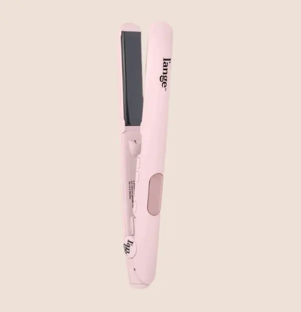 L'ANGE HAIR - Le Ceramique Luxe 1-Pass Plug-In Flat Iron - Adjustable Fast-Heating Ceramic Tool for Locking in Moisture & Shine, Ideal for Curling & Straightening, Beauty Products