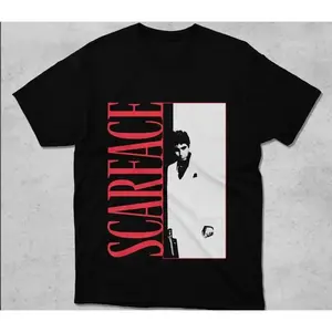 Scarface T-shirt, Retro Movie Scarface T-shirt, Scarface Vintage Shirt Crewneck Sweatshirt Hoodie