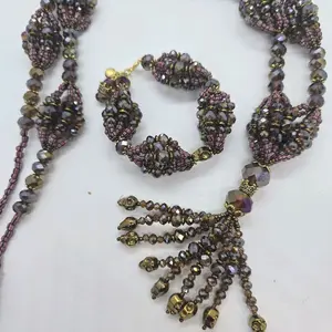 Orisha Oya Set - Beaded Bracelet and Necklace with Intricate Design and Durable Materials