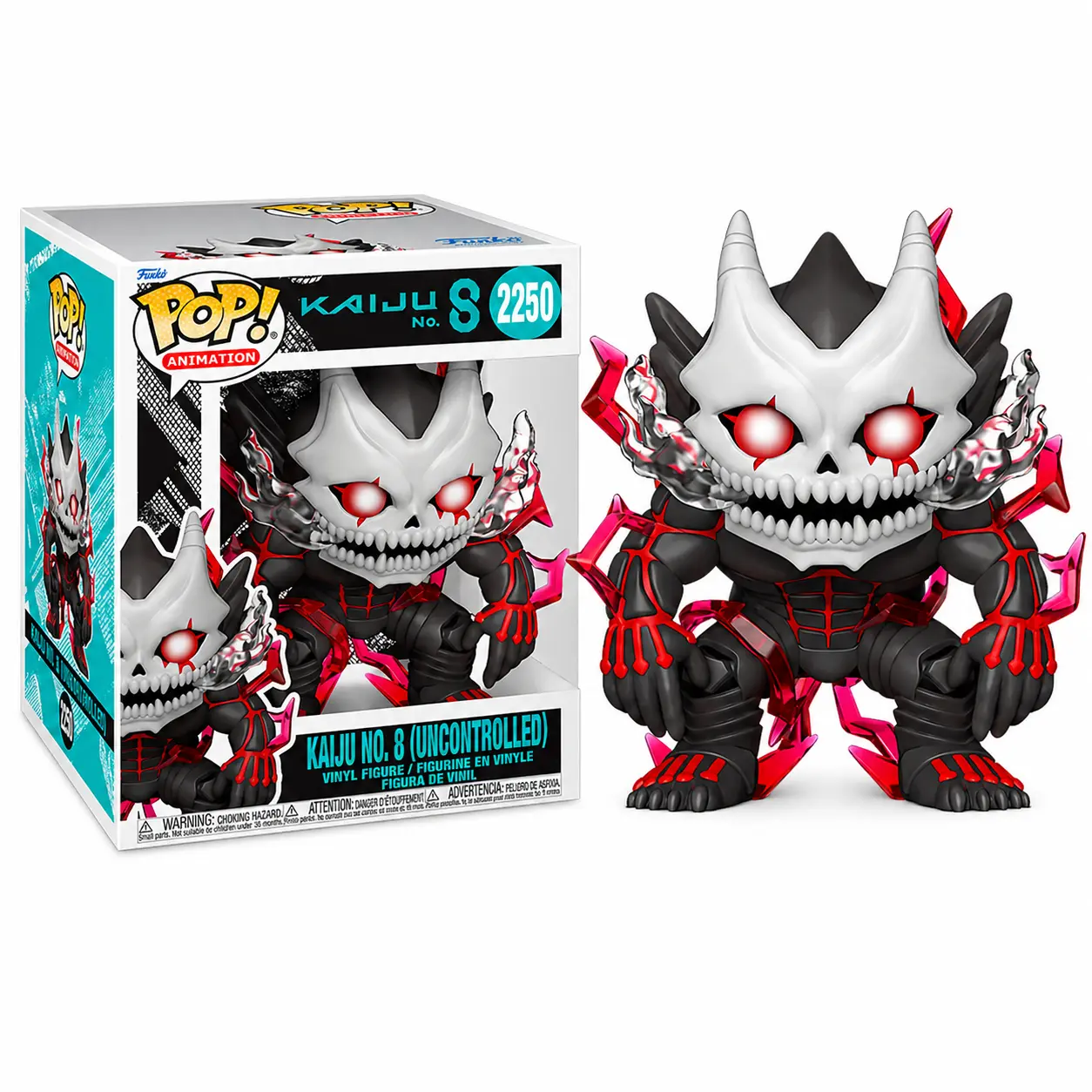 Funko Pop Super Kaiju No 8 Uncontrolled #2250 Anime Collectible Vinyl Figure