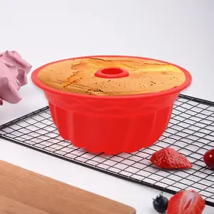 Round Silicone Baking Mold, High Temperature Resistant Food Grade Silicone, Bread Mold, Durable and Safe for Cooking, Perfect for Bakers