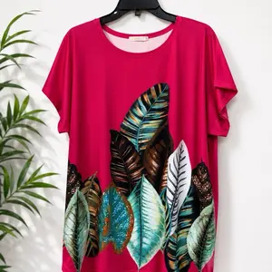 Women’s Plus Size Blouse Bundle - 4-Pack Assorted Prints L/XL  Runs large — fits comfortably up to 2X