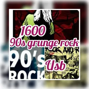1600 90s rock  music usb