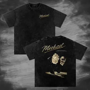 Michael 2 sides Shirt, Vintage 90s Shirt for Fan, Iconic Pose with Signature Design T-Shirt, King of Pop Wash Tee