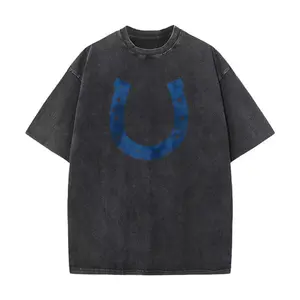 Vintage Indianapolis Football Crewneck Washed Cotton Tee，: Distressed Colts Fan Shirt, Cozy UnisexWashed Cotton Tee
