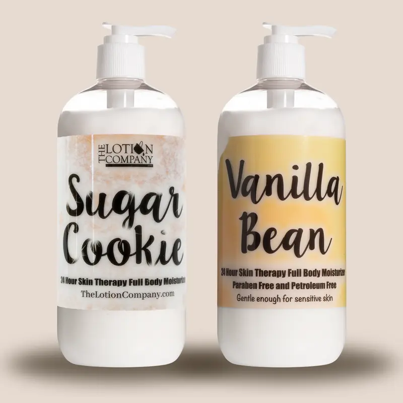 Vanilla Bean + Sugar Cookie Body Lotion by The Lotion Company 2 pack bundle