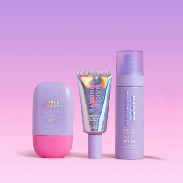 The Sunday Glow Kit: PREP, TINT, TOP-UP: CabanaMilk Mineral Sunscreen SPF50 + BeautyScreen SPF50 Tinted Sunscreen Foundation (Pick Your Shade!) + SPF50 Setting Mist – Skincare, Makeup & Sunscreen in 3 Steps (SAVE 32%)