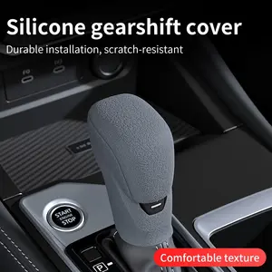 For Nissan Sentra Altima Patrol Versa Kicks Magnite Frontier JUKE 2011-2026 1pc Car Silicone Gear Shift Knob Cover Gear Shift Non-Slip Wear-resistant Grip Handle Decoration Cover Automatic Transmission Head Dust Proof Protective Cover Interior Accessories