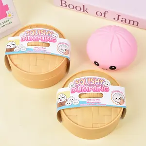 Big Dumpling Mystery Bun Fidget Toy Soft TPR Material Stress Relief Gift for Children Perfect for Valentine's Day & Easter