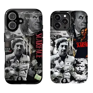 C.D.N SCARFACE Suitable for iPhone 17/16/15/14/13/12/11 Pro Max/Plusand Samsung Galaxy S23-25, shock-absorbing, anti-drop protective case, lightweight, new fashion trend design