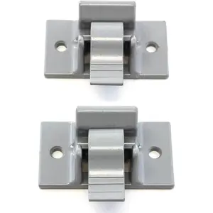 Mounting Brackets (2) Compatible with Dometic Sunchaser Lower Awning Arm Bottom Replacement Gray RV Camper Trailer