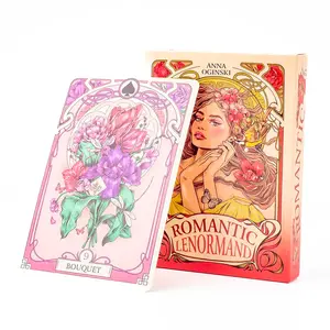 37PCS Romantic Fortune Card Deck Full English Collectible Card Set Party Game