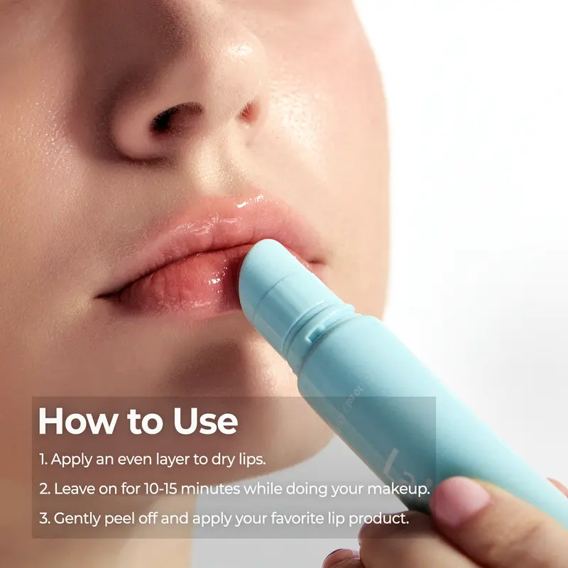 [Laka] Soothing Prep Lip Mask — Cooling peel-off lip mask for smoother lip prep and a hydrated feel 4