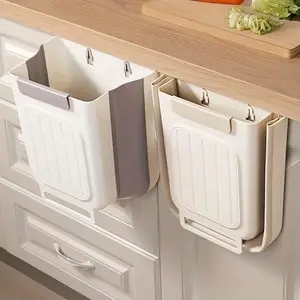 2026 Foldable Kitchen Trash Can, Hanging Kitchen Can with Space-Saving Design, Collapsible Garbage Can for Kitchens,Cabinet Door, Bathroom, RV, Car & Camping