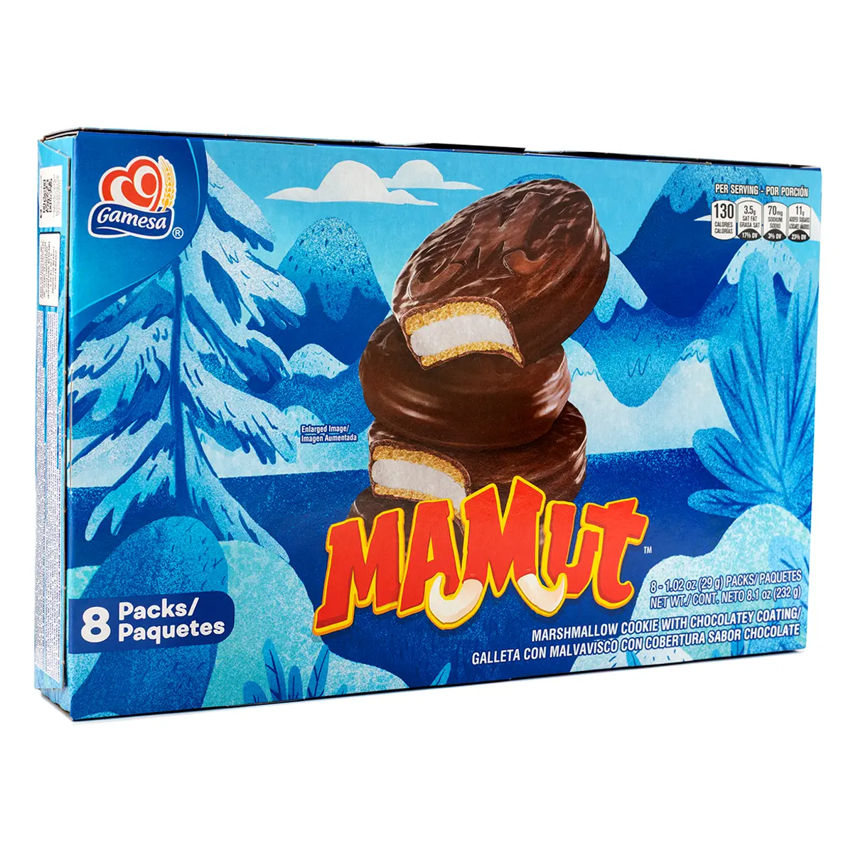 Gamesa Mamut Chocolate Marshmallow Cookies 8pcs 232g | Classic