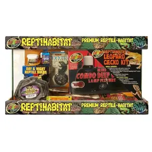 Zoo Med ReptiHabitat Leopard Gecko Tank Kit 10gal
