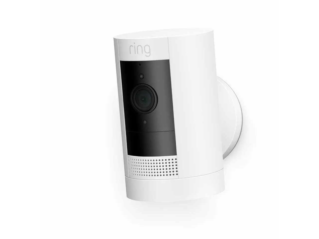 Ring Outdoor Cam (Stick Up Cam) Battery - Wireless Outdoor Security Camera, 1080p HD, Color Night Vision, Two-Way Talk, Mount Anywhere, White Ring Outdoor Cam (Stick Up Cam) Battery - Wireless Outdoor Security Camera, 1080p HD, Color Night Vision, Two-Way Talk, Mount Anywhere, White