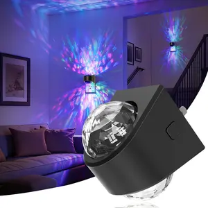【AUTO ON in Dark】Night Lights Plug into Wall, 9-Color RGB Galaxy with Dusk to Dawn Sensor, Star Projector for Bedroom, Kids, Bathroom, Home Gaming Room Decor, Christmas Gifts