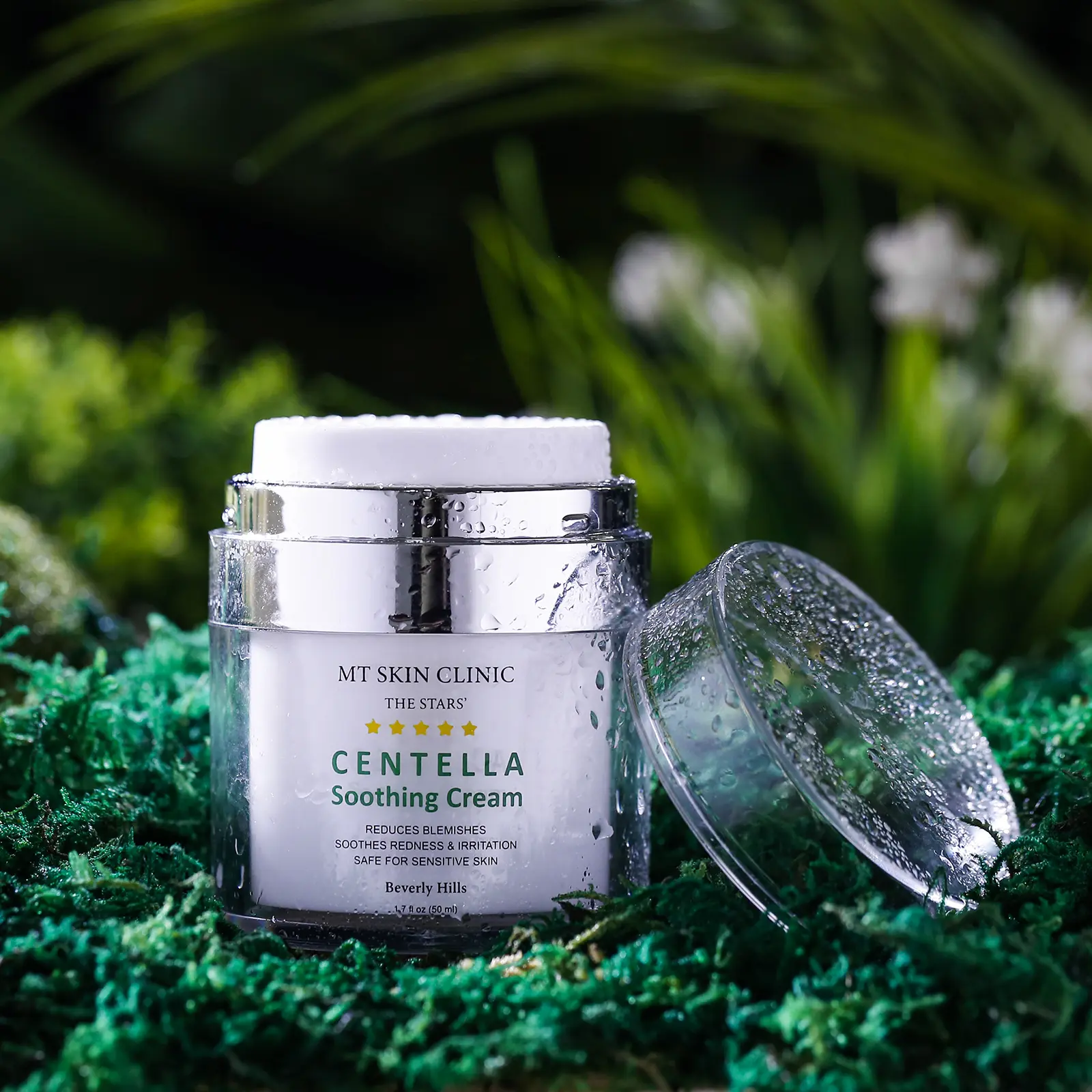 MT Skin Clinic Day Cream Moisturizer for Face Hydration Skincare for Sensitive Skin Acne Treatment and Redness Reducing Moisturizing Facial Cream Rosacea Daily Skin Care Routine Women and Men Comfort Skin Repair Moisture Hydrating Hydrate