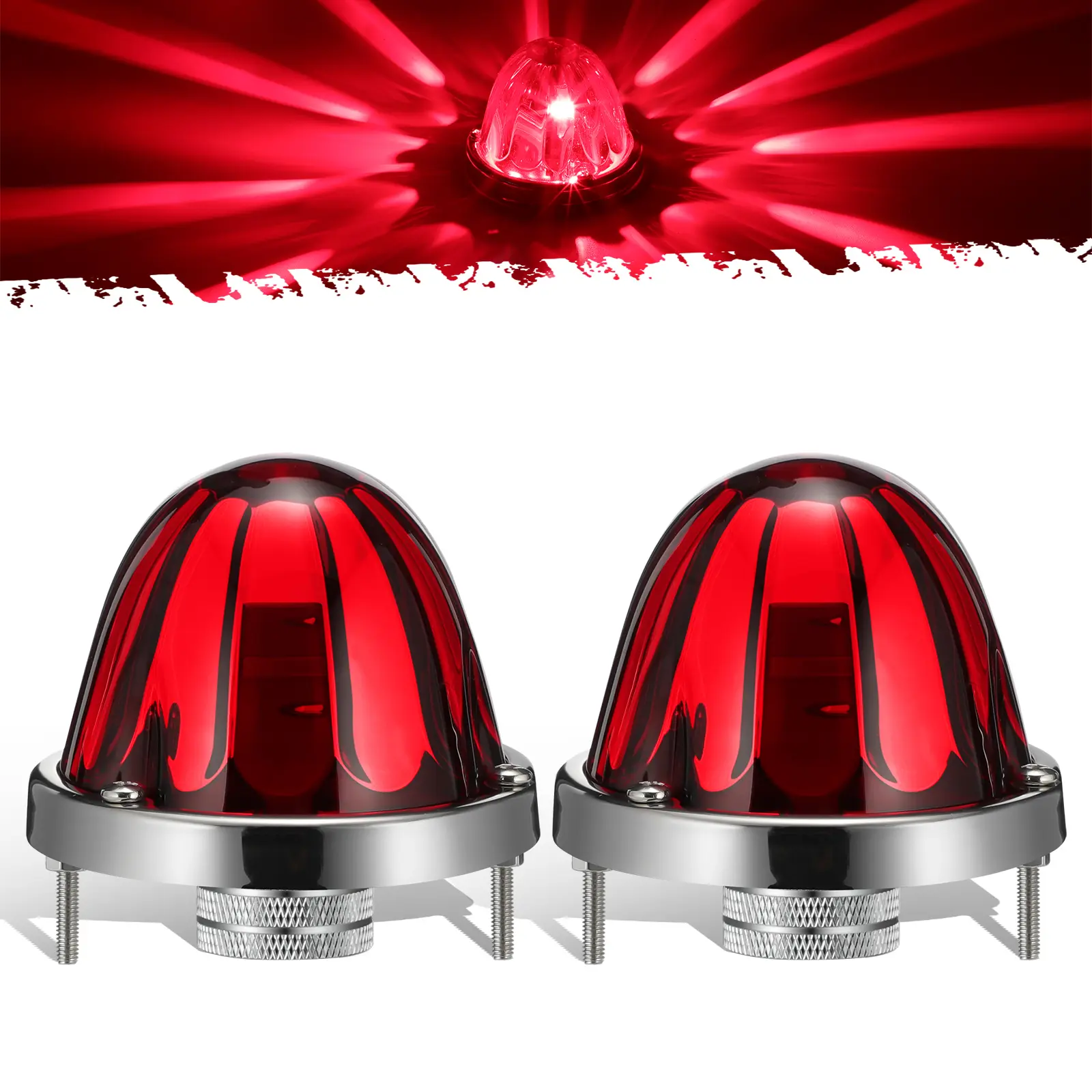 Red lens-Red light-2Pieces