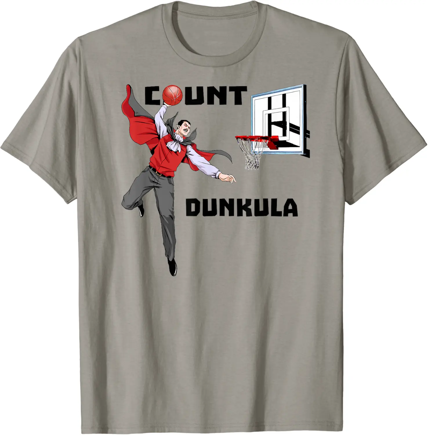 Slam Dunk Halloween Basketball Dunking Dracula T-Shirt - Viqarfaroo Shop CZ3B07T3SWJ9R