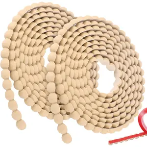 2 count Flexible Wall Molding Stick Trim 10ft Decorative Bead  DIY Trim for Walls Bathroom Mirror Border Backsplash Cabinet TV Ceiling Tile Protection ( )