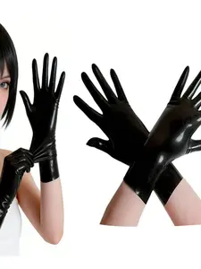 Adult Latex Short Gloves, European and American Style Sensual Gloves, New Version Latex Short Gloves, Comfortable and Stylish Design