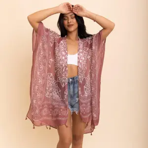 Mandala Kimono with Tassels
