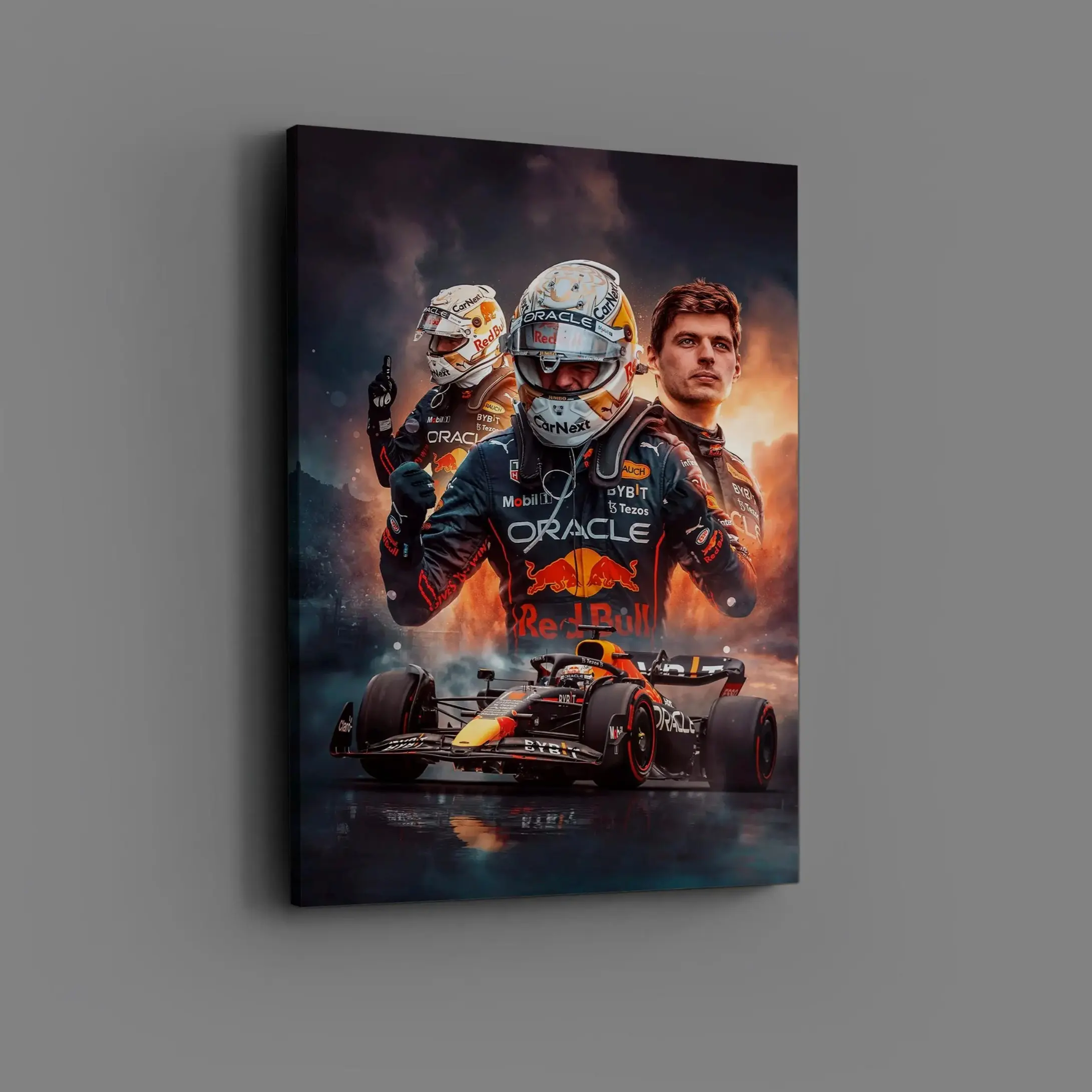 1pc Max Verstappen F1 Racing Poster, Unframed Art Wall Decor, Wall Picture Decor, Cool Wall Art, Art Prints, Decorative Artwork, High-Quality Canvas Art Poster, Perfect for Fans, Home Decoration, Limited Edition, Wall Decor Pictures