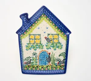 Lidia's Polish Pottery House Plate