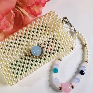 Mini Beaded Handmade Wristlet Purses