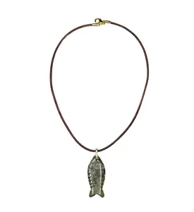 Margaux Fish Brown Leather Cord