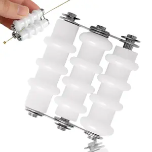 Professional Nylon Jewelry Wire Straightener Tool, Wire Straightening Rollers Remove Bends and Kinks for Precise Wire Wrapping Projects