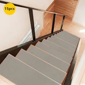 Non-Slip Stair Carpet, Step Protection Carpet, Decorative Bordered Stair Mat for Home Decoration & Bedroom Accessories - Suitable for Indoor, Outdoor Stairs & Multiple Scenarios., Stair Runner