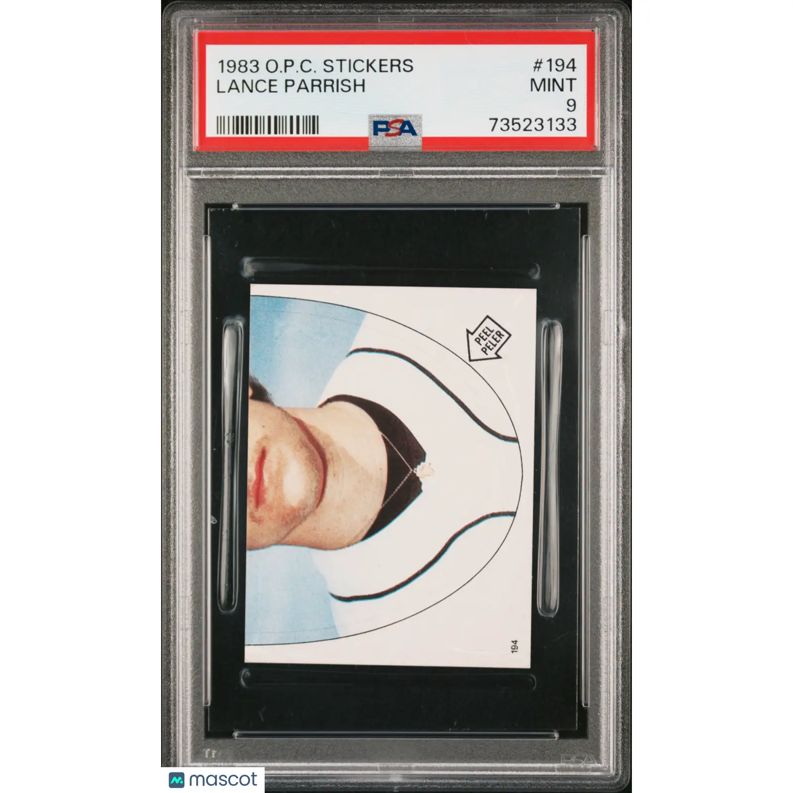 Lance Parrish PSA 1983 O Pee Chee Stickers Baseball #194 9 73523133