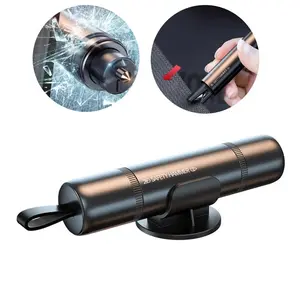 2-In-1 Mini Car Emergency Escape Tool, Car Accessory, Seatbelt Cutter, Portable Glass Breaker, Car Rescue Tools Vehicle, Multifunctional Car Safety Hammer